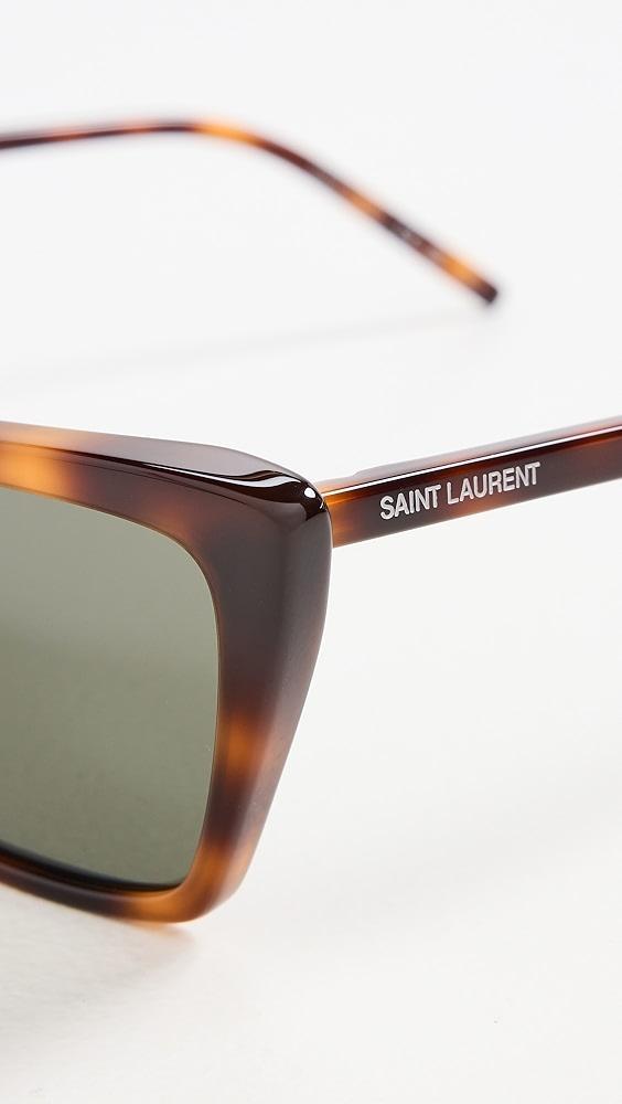 Saint Laurent SL 737 MICA THIN Sunglasses | Shopbop Product Image