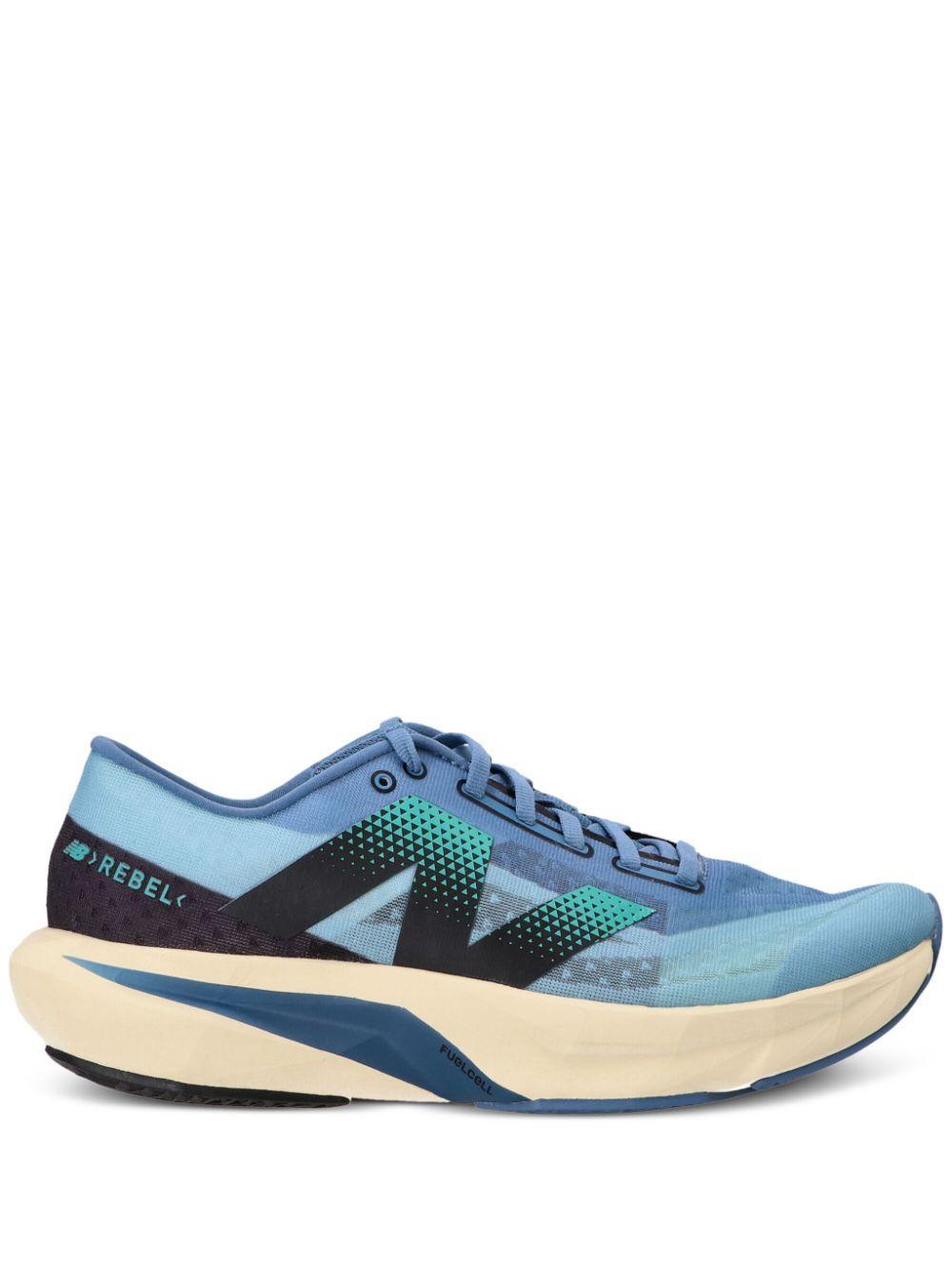 NEW BALANCE Fuelcell Rebel V3 Sneakers In Blue/black/green Product Image