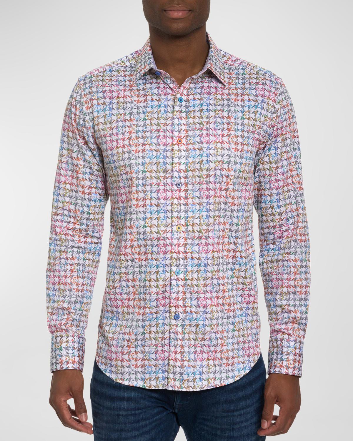 Mens Seven Hills Graphic Button-Front Shirt Product Image