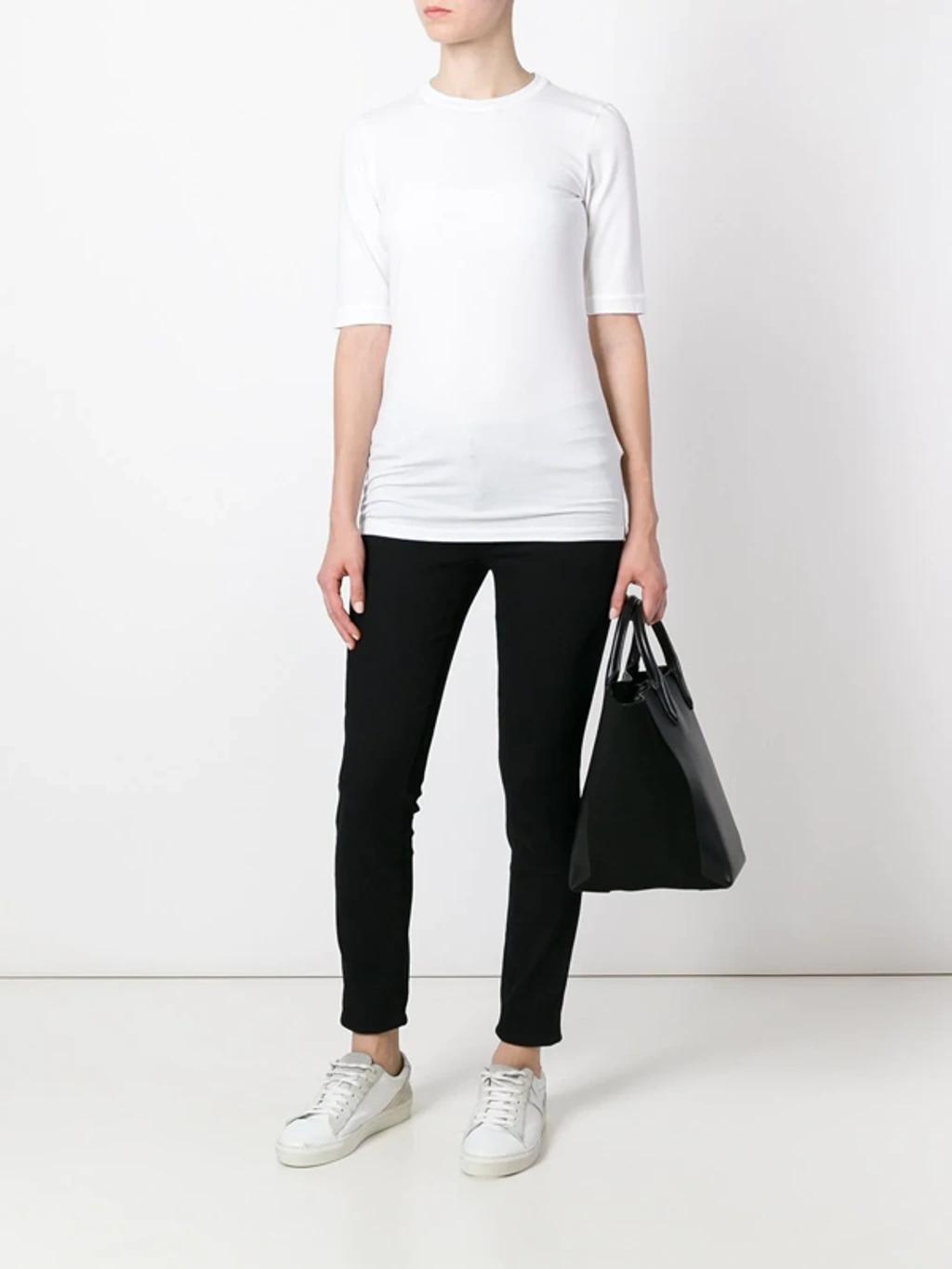 BRUNELLO CUCINELLI Half Sleeve T-shirt In White Product Image