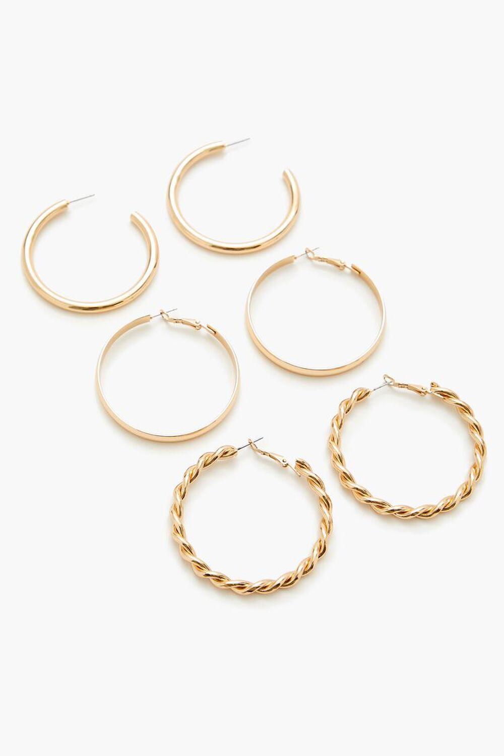 Twisted Hoop Earring Set | Forever 21 Product Image