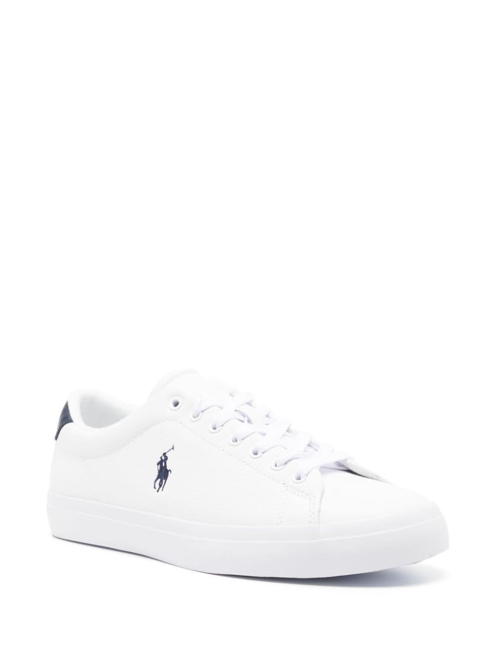 Theron V J Leather Sneakers In White Product Image