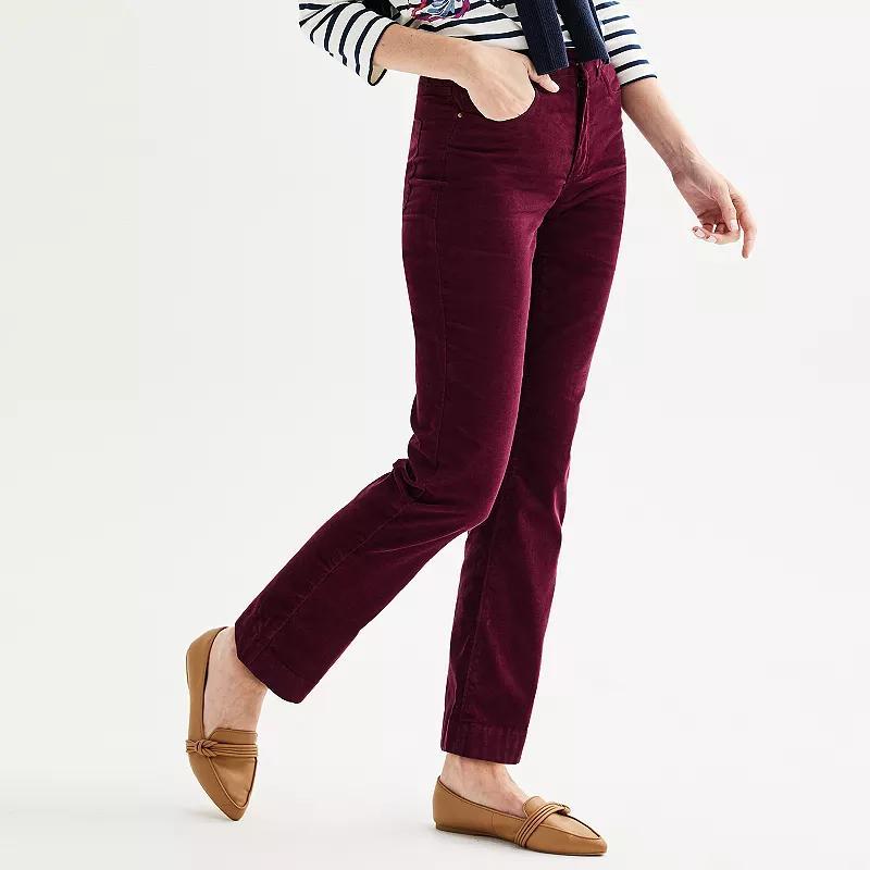 Womens Croft & Barrow Corduroy Bootcut Pants Product Image