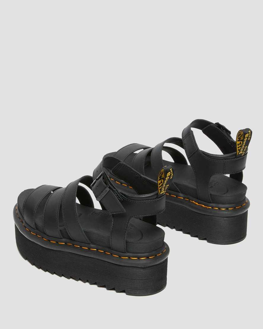 Blaire Hydro Leather Platform Strap Sandals Product Image