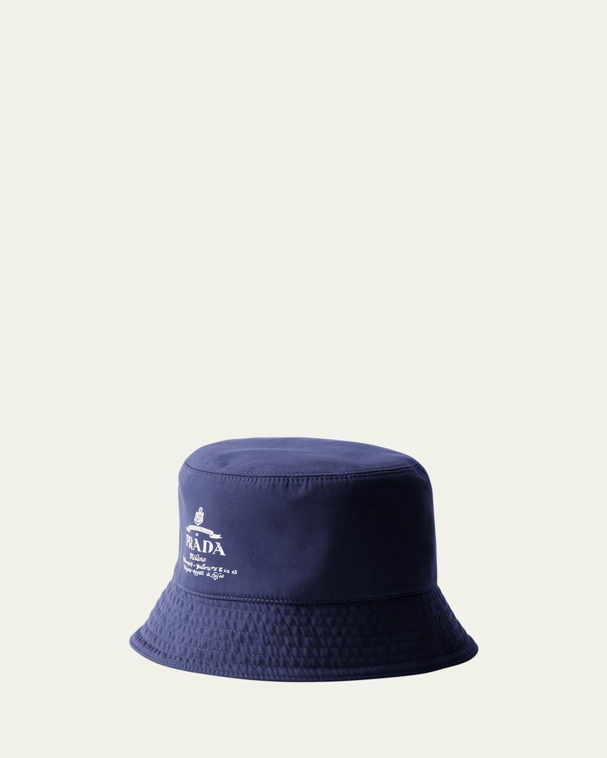 Mens Reversible Cotton Logo Bucket Hat Product Image