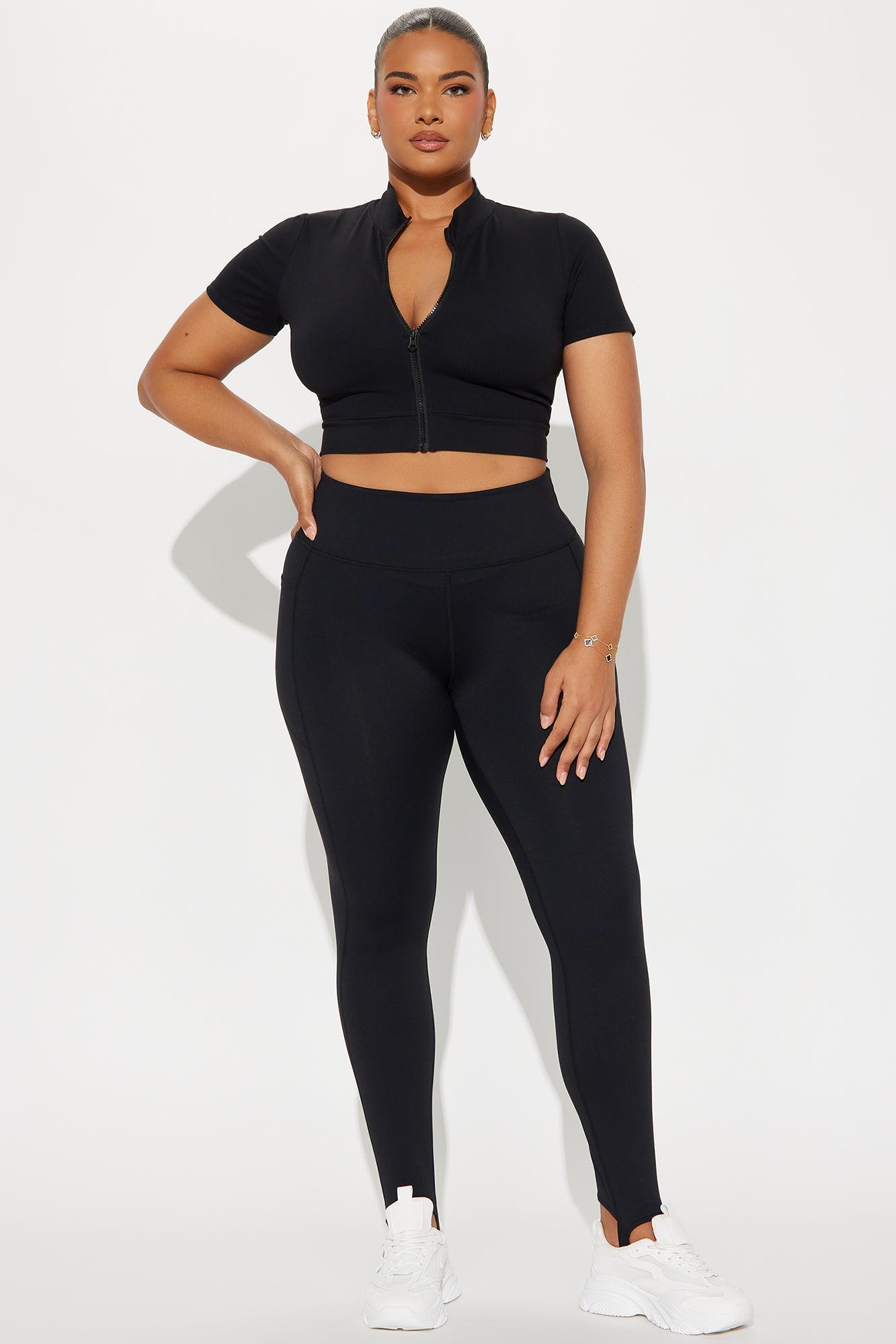 Cara Super Soft Active Stirrup Legging - Black Product Image