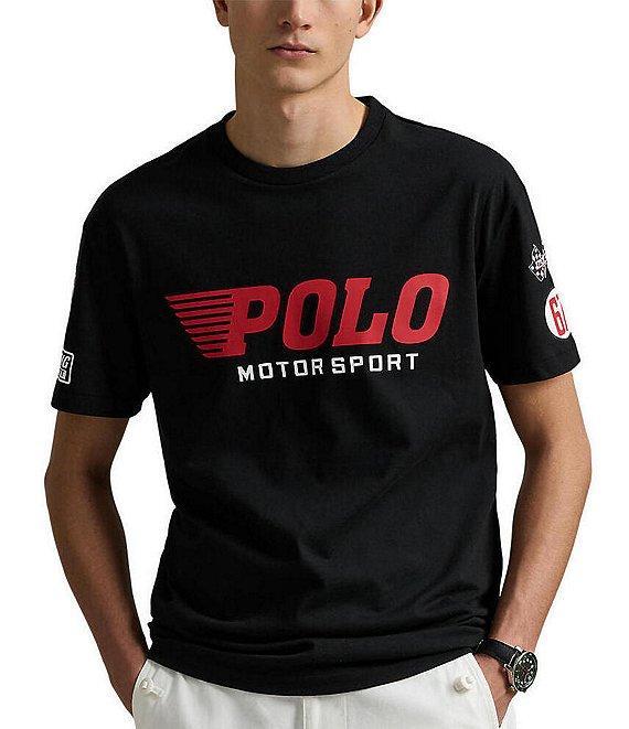 Polo Ralph Lauren Big & Tall Classic Fit Motorsport Graphic Jersey Short Sleeve T-Shirt Product Image