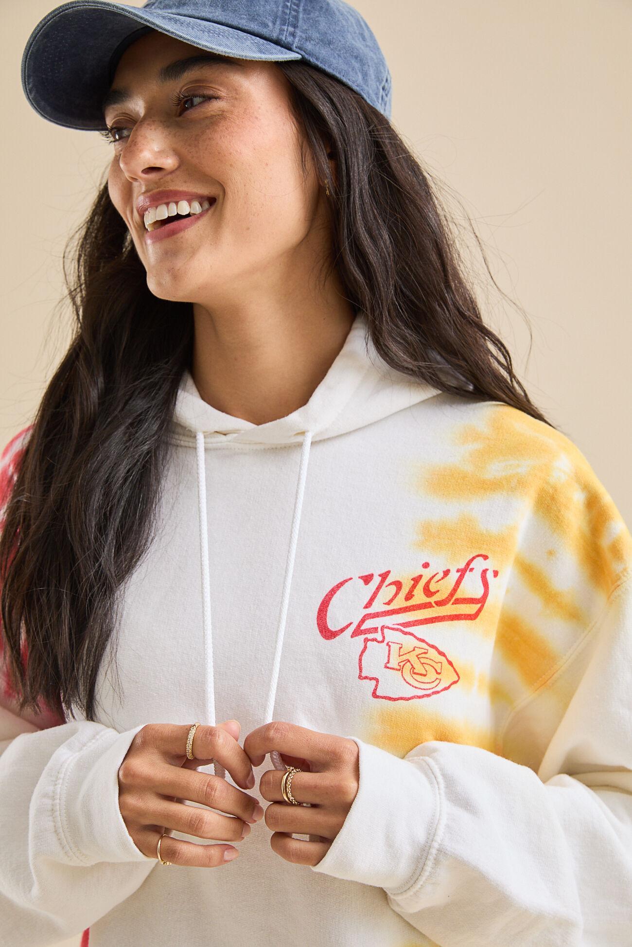 Kansas City Chiefs Tie Dye Hoodie Product Image