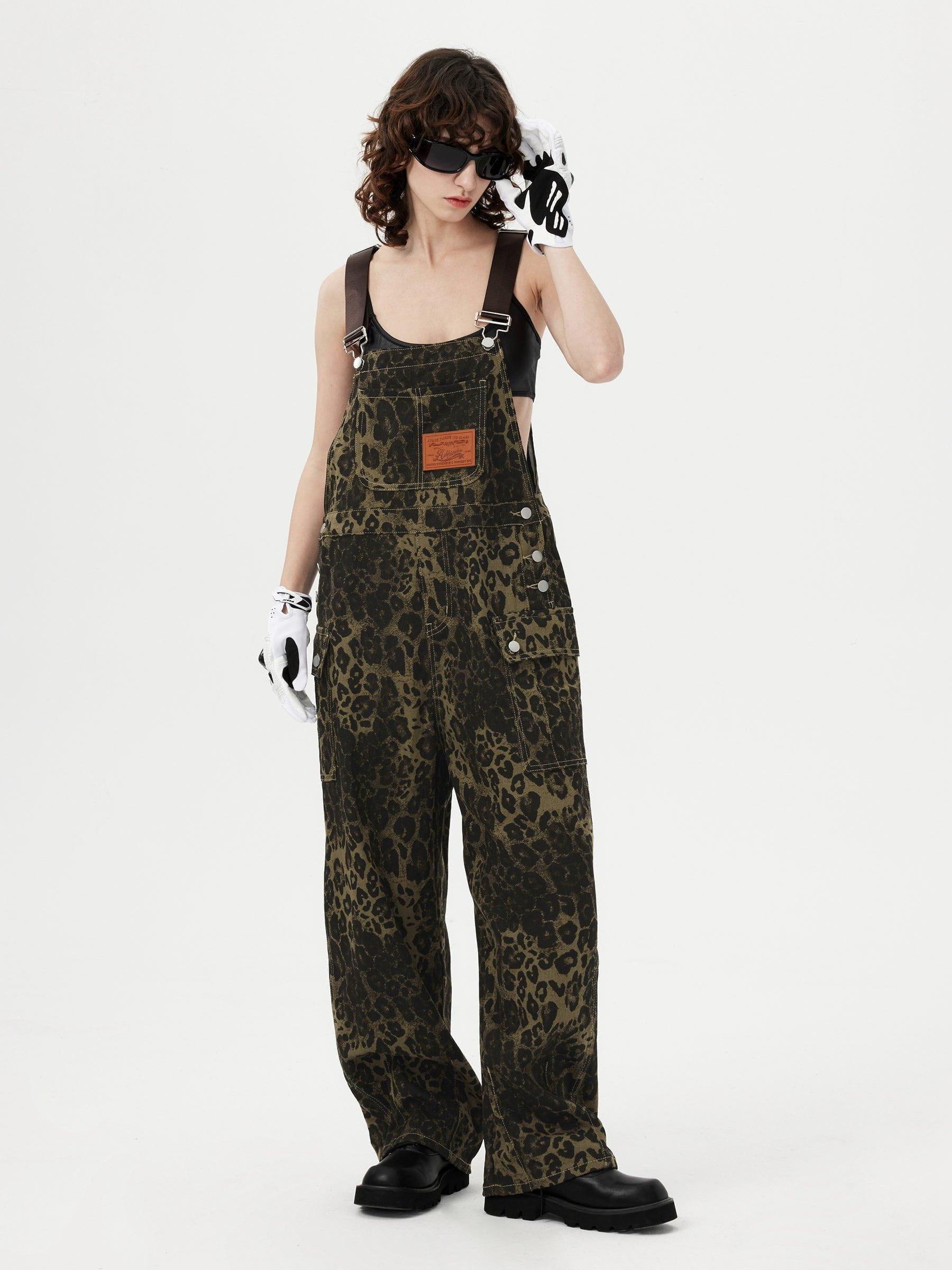 Aelfric Eden Leopard Print Overalls Product Image