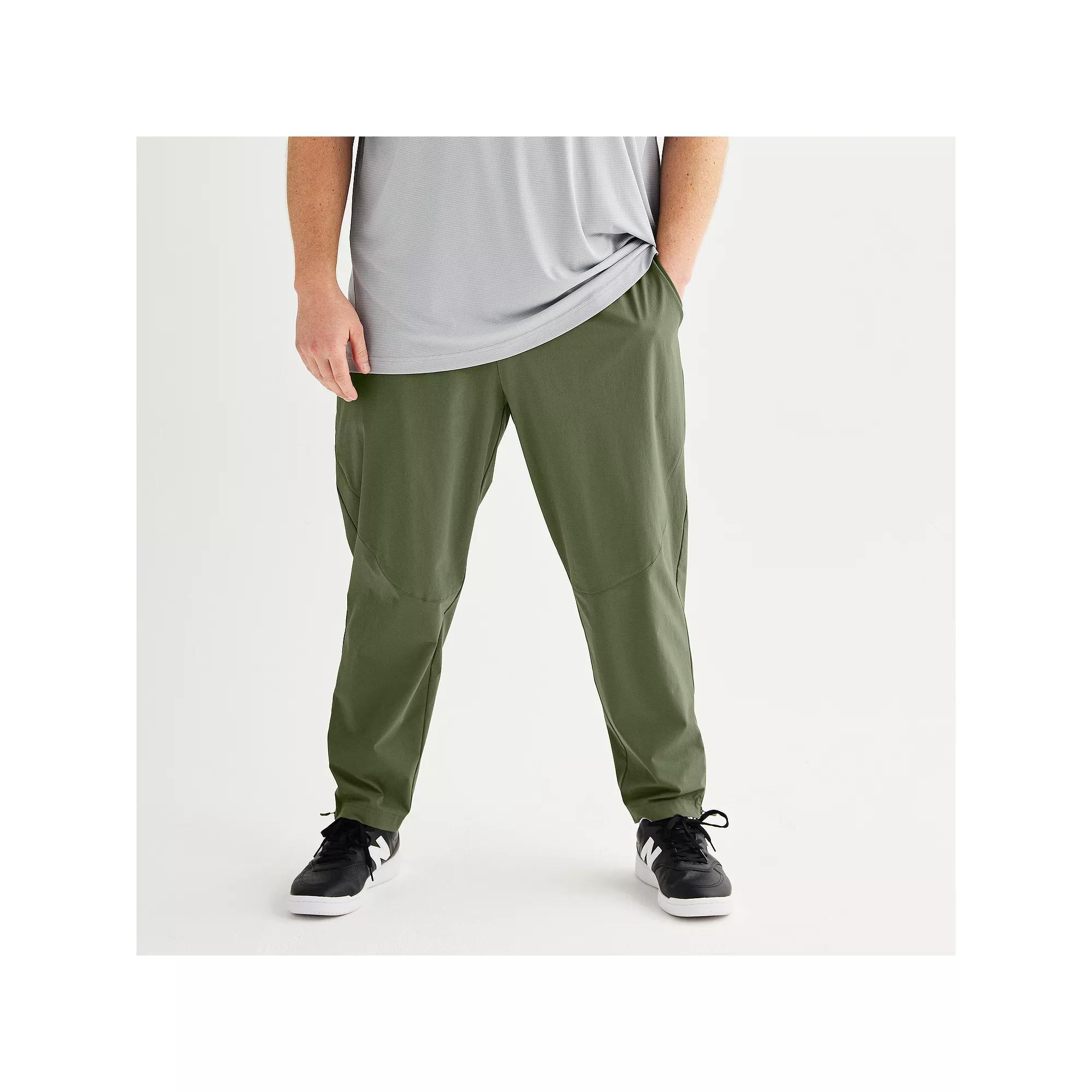 Big & Tall Tek Gear® Lightweight Pants, Men's, Size: XXL Tall, Army Bottle Product Image