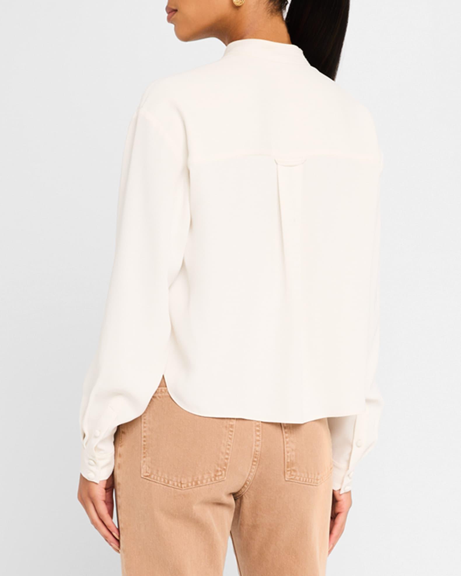 Dean Collared V-Neck Top Product Image