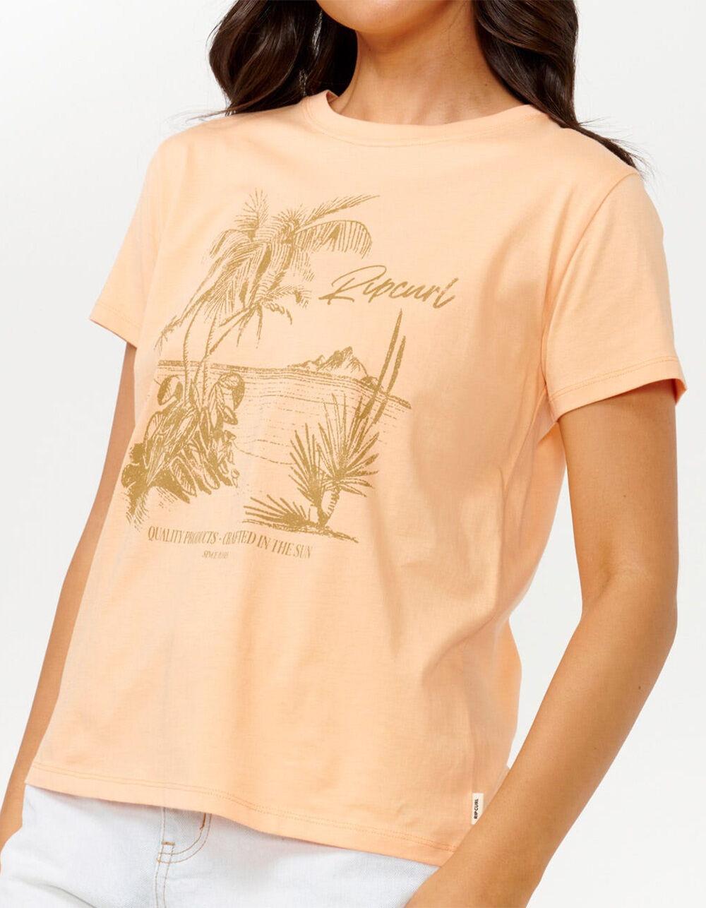 RIP CURL Buena Vista Womens Tee - PEACH Product Image