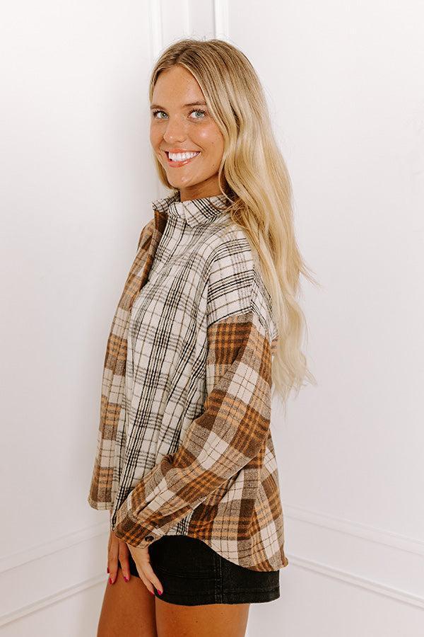 Seasonal Snuggles Flannel Top Product Image