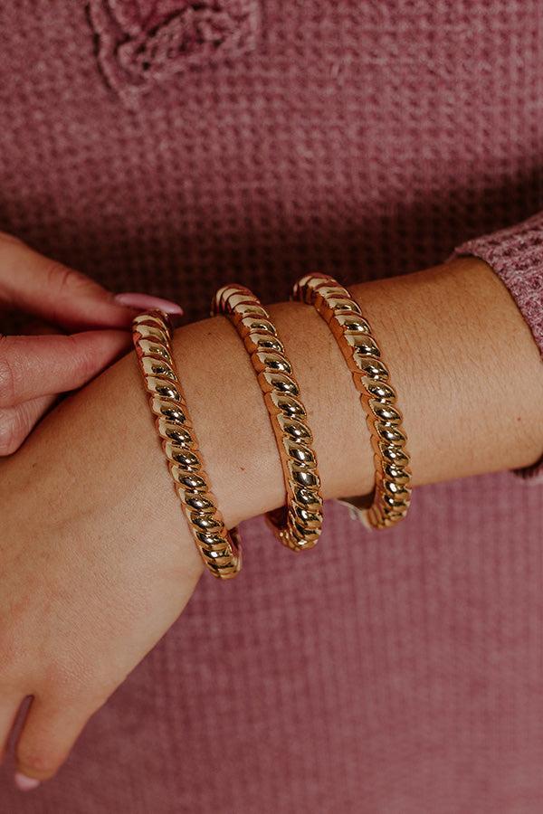 Classy And Chic Cuff Bracelet Set Product Image
