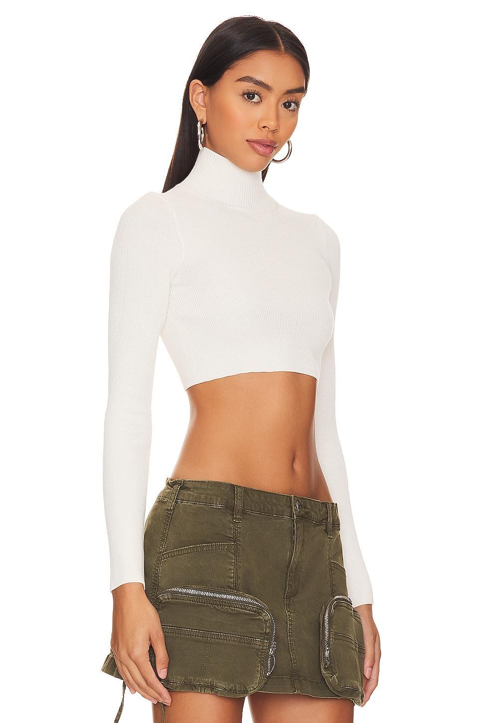 Cara Cropped Knit Mock Neck NBD Product Image