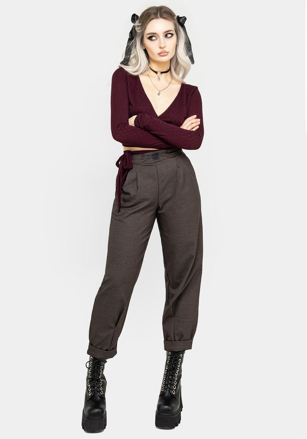 Mystic Embroidered Balloon Trousers Product Image