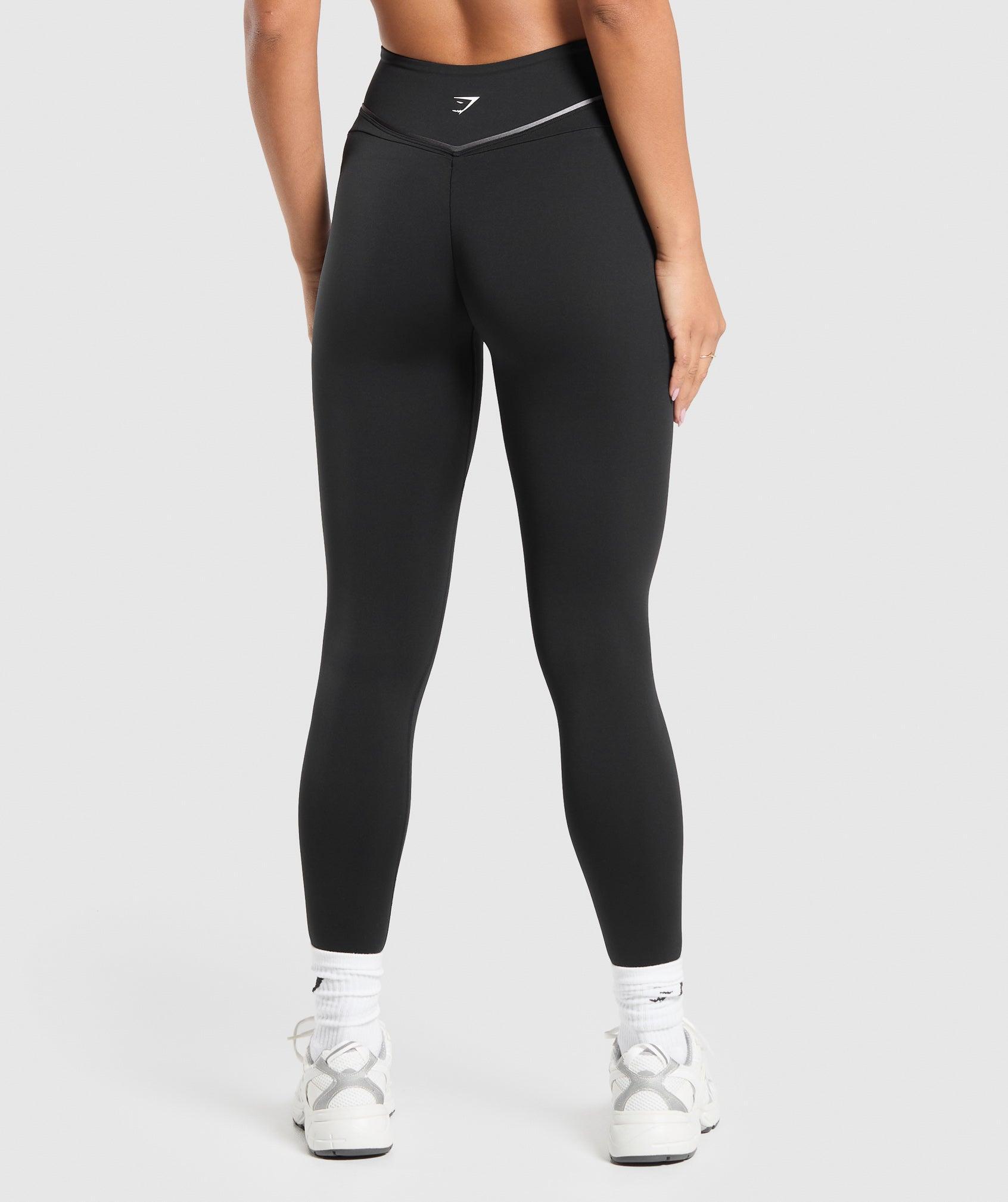 Gymshark Contour Leggings - Black/Metal Grey Female Product Image