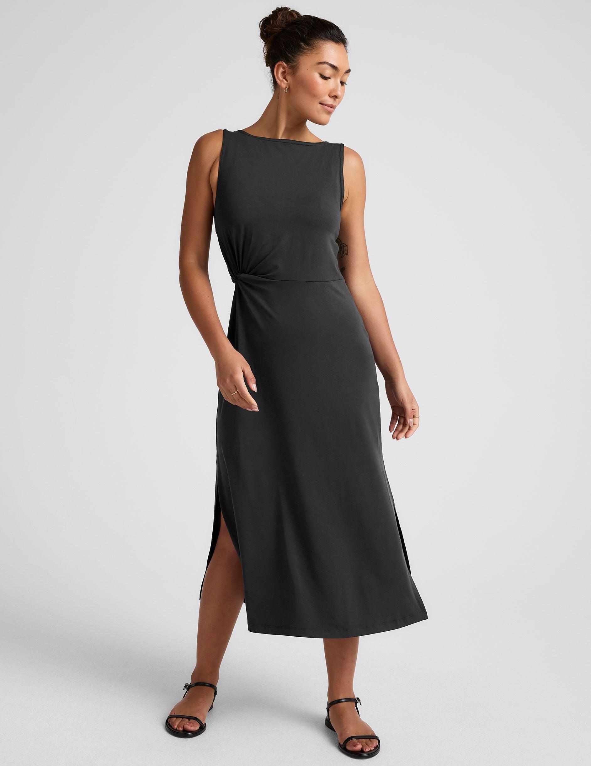 Rotation Side Twist Midi Dress Product Image