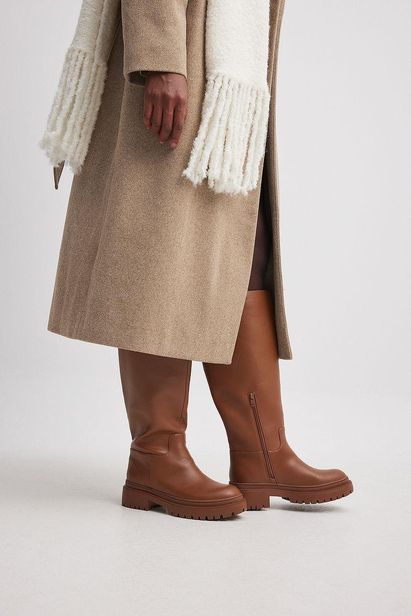 Profile Sole Shaft Boots Product Image