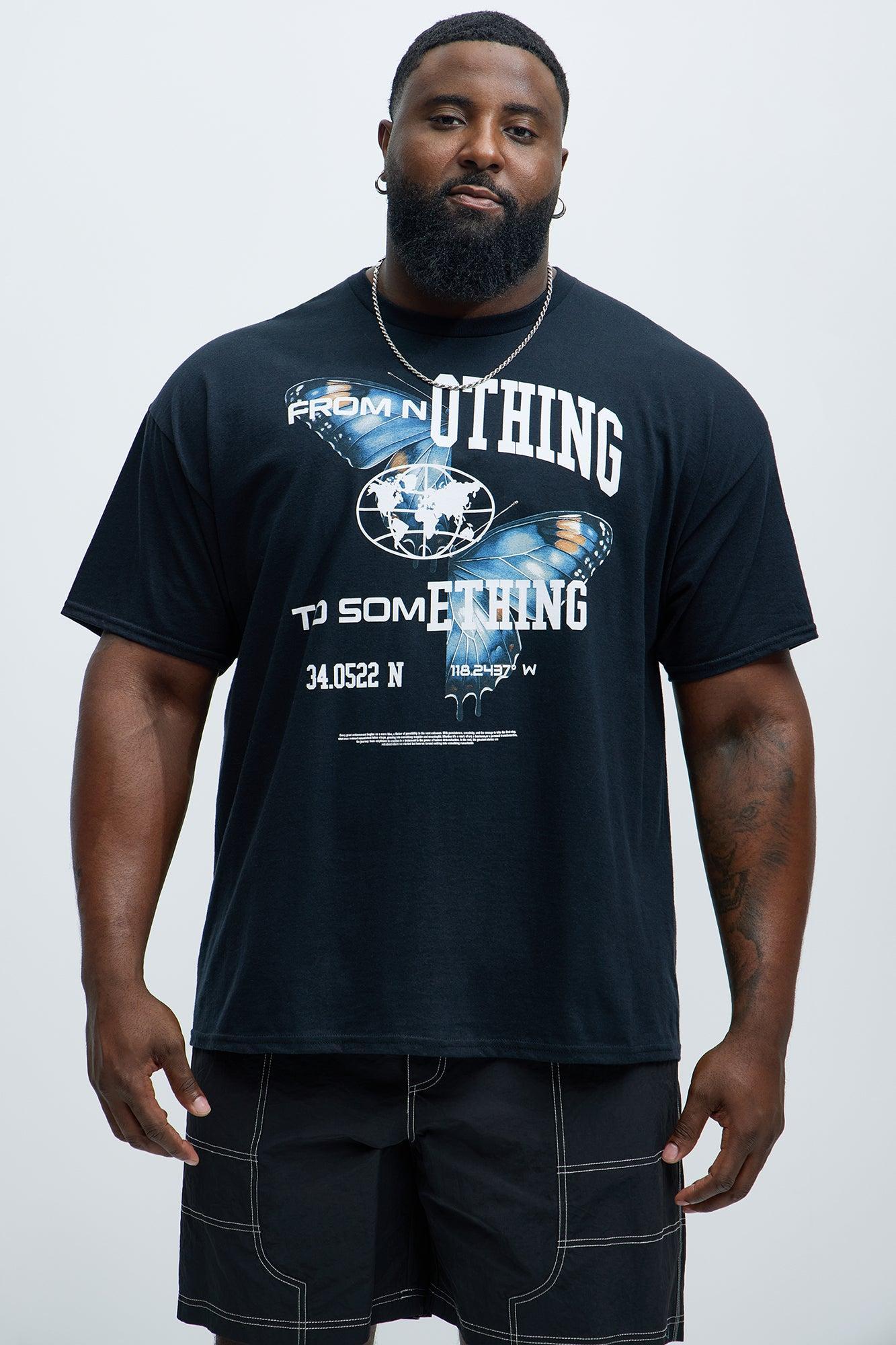 From Nothing To Something Short Sleeve Tee - Black Product Image