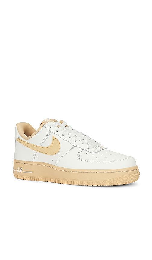 Nike Air Force 1 sneakers in off white and cacao brown Product Image