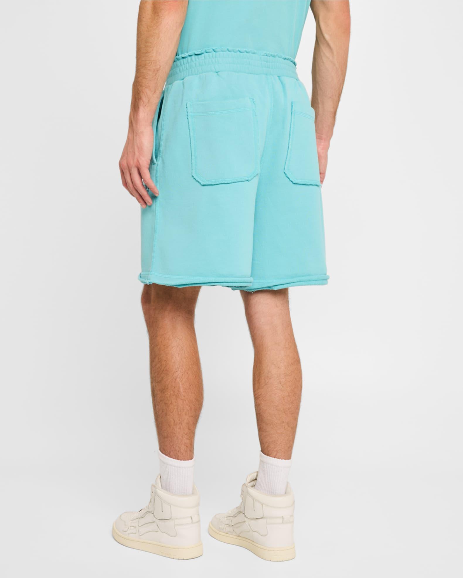 Men's Distressed Terry Shorts Product Image
