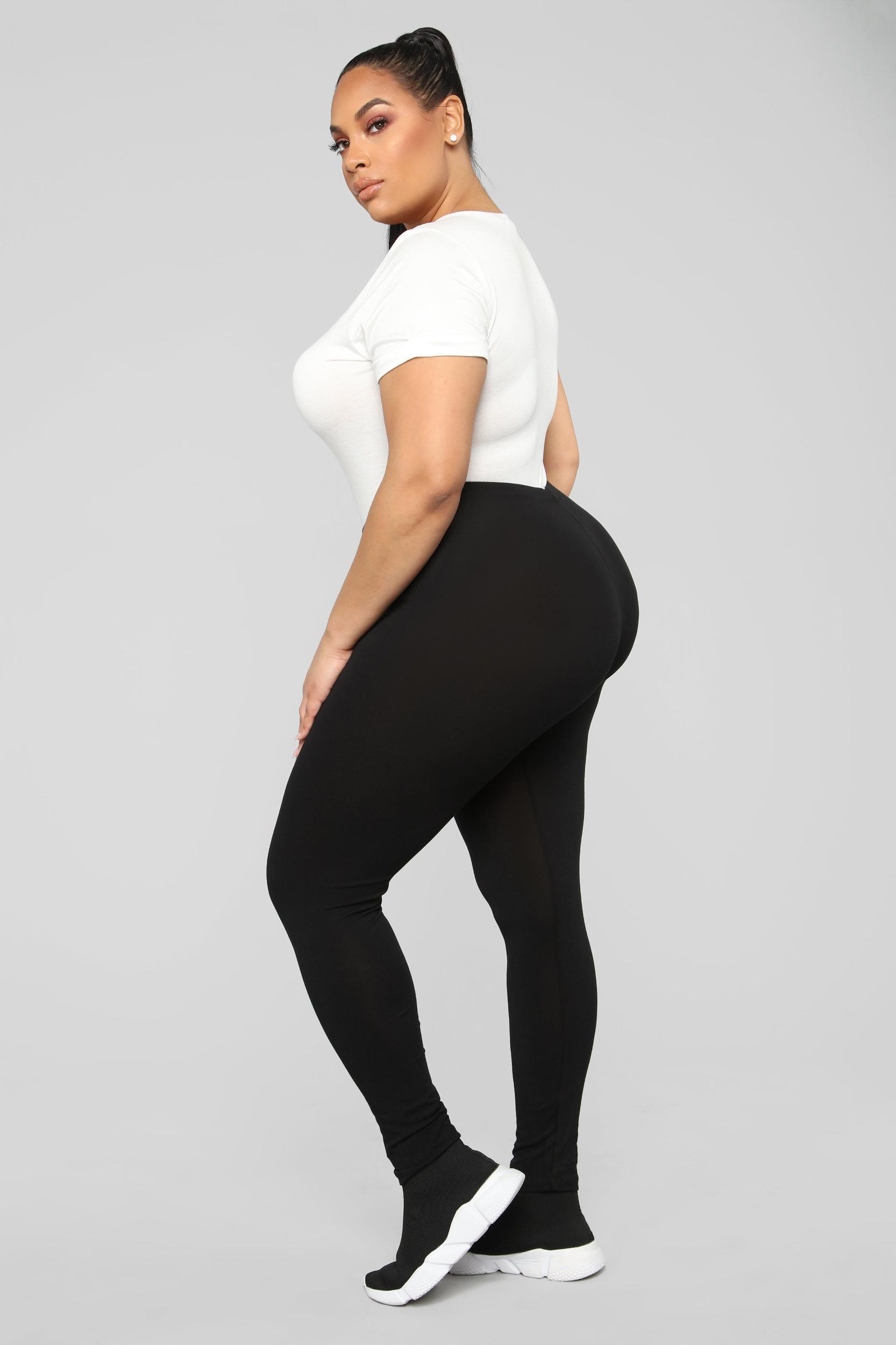 Kim Basic Legging - Black Product Image