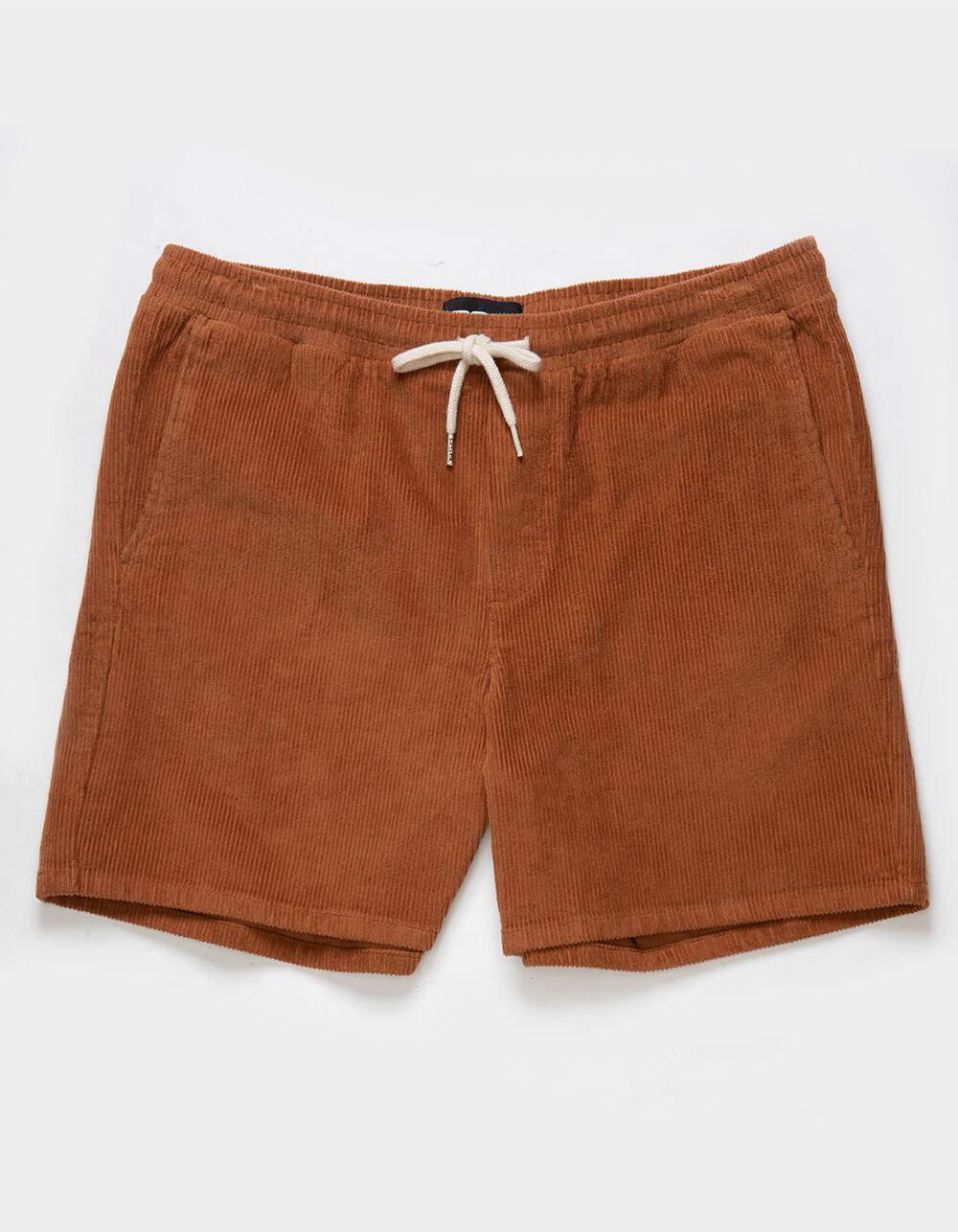 RSQ Mens 6’’ Cord Pull On Shorts - COPPER Product Image
