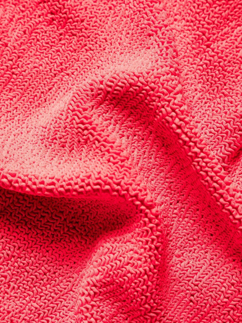 low-back textured swimsuit Product Image