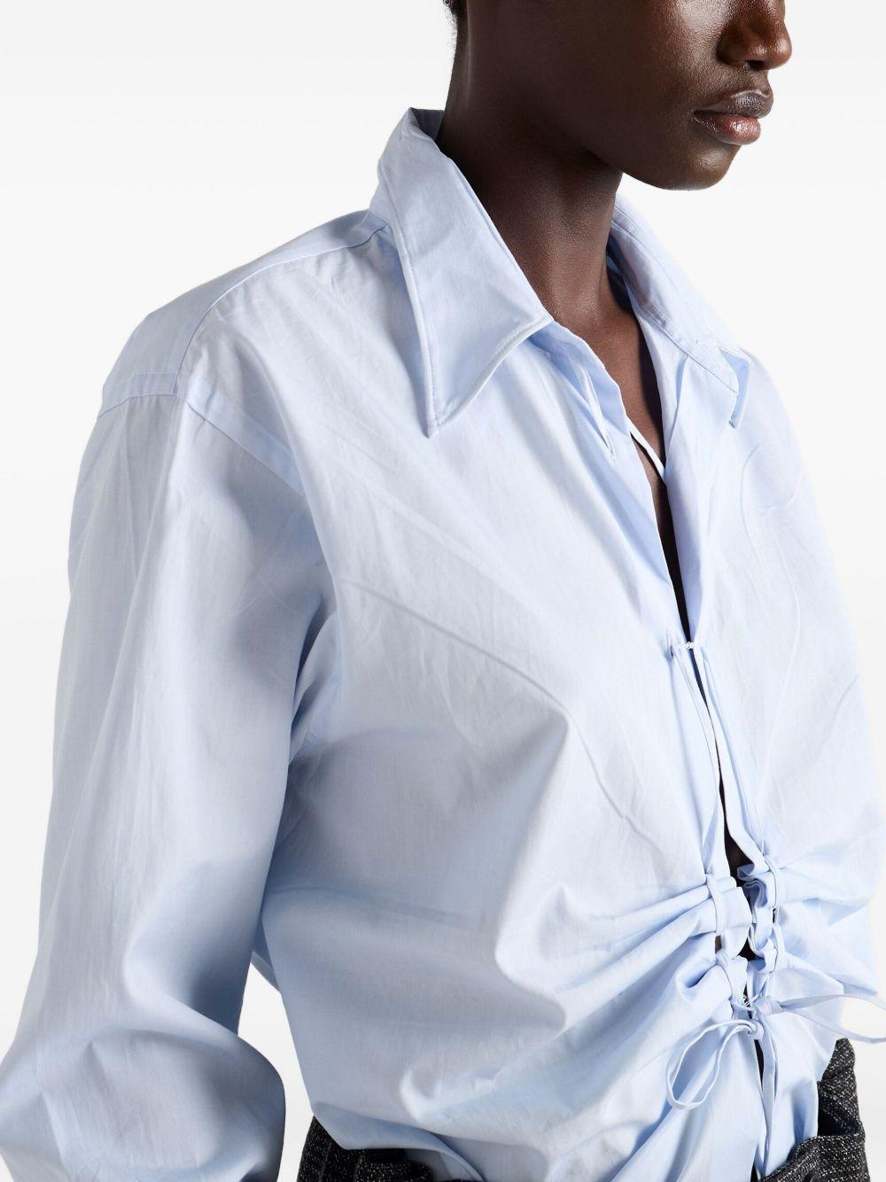 lace-up shirt Product Image