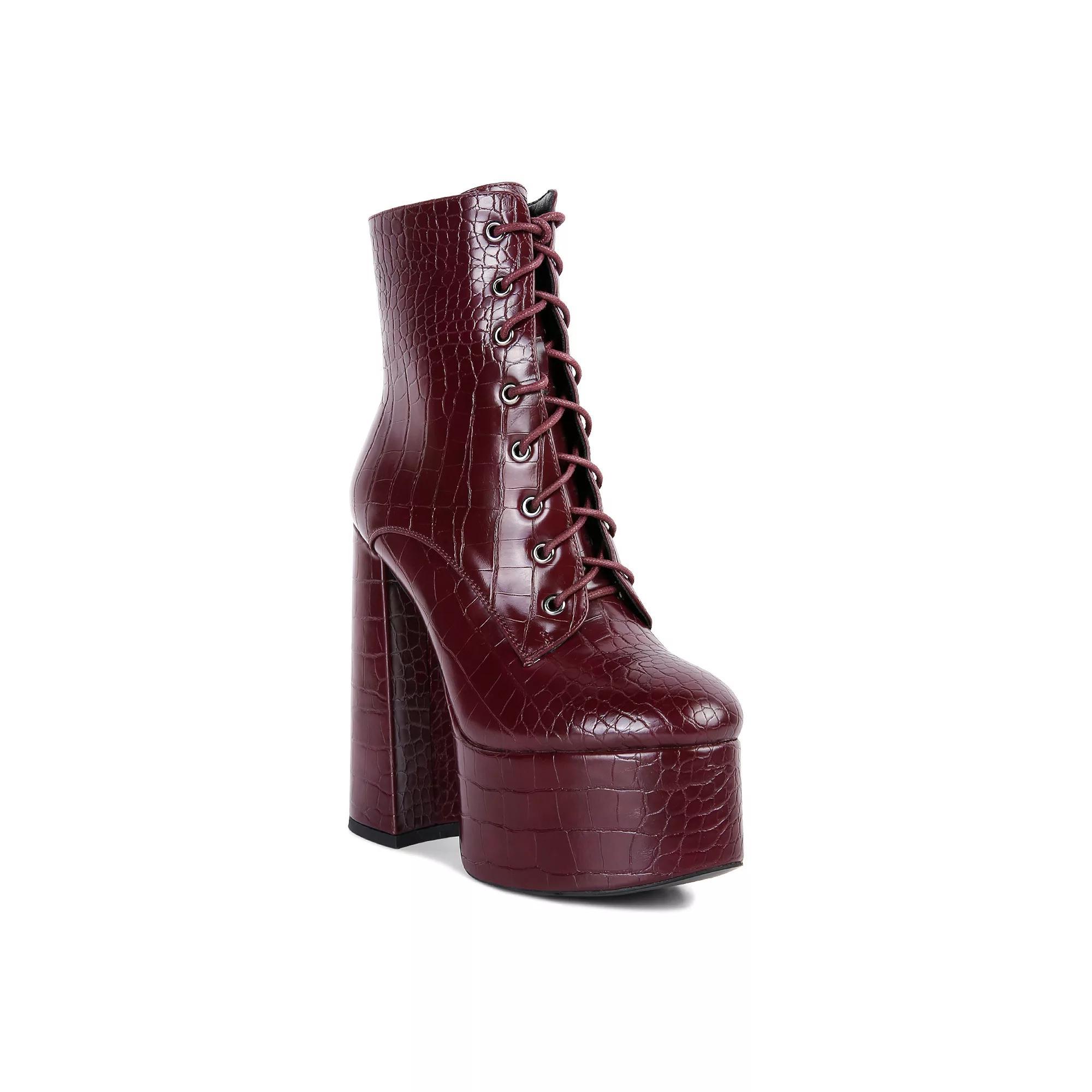 London Rag Magdalene Women's Platform Ankle Boots,  Product Image