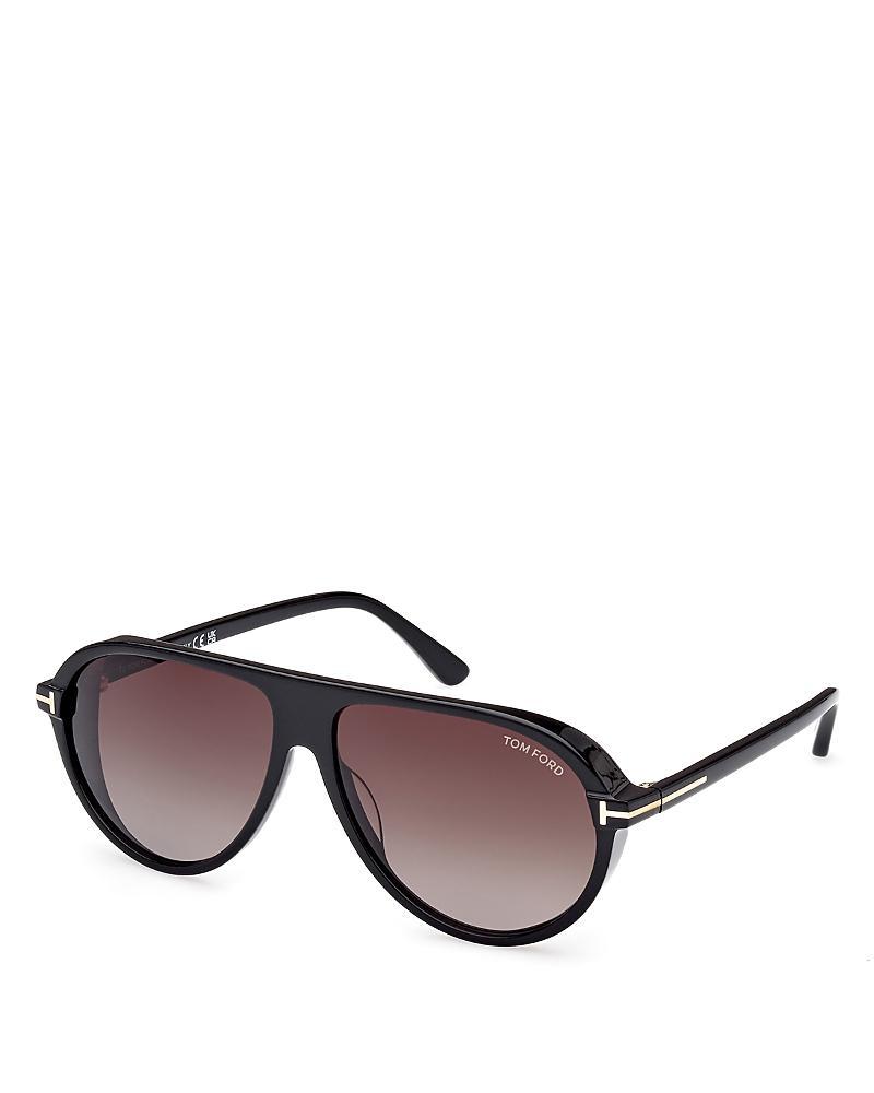 Men's EZ0243M Metal Rectangle Sunglasses Product Image