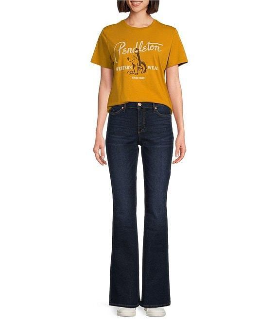 Pendleton Cowgirl Western Graphic Crew Neck Short Sleeve Tee Product Image