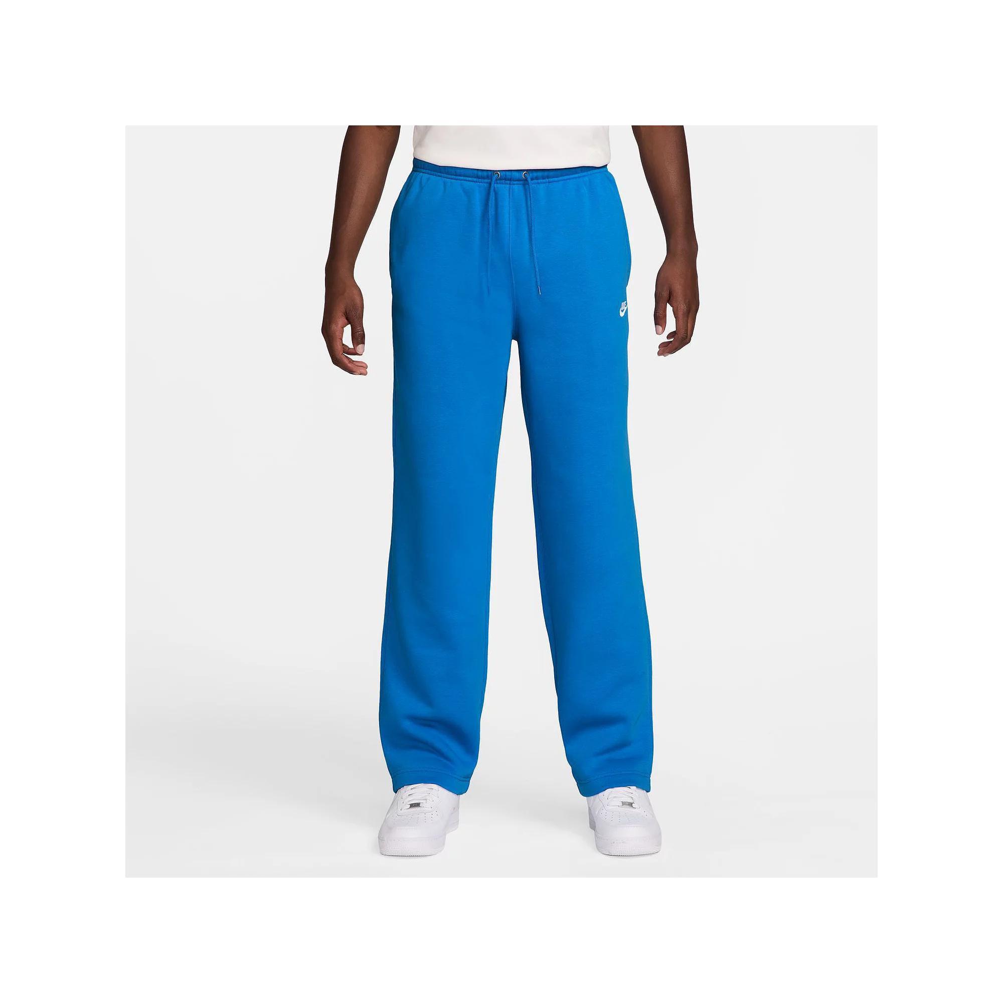 Nike Mens Club Open-Hem Fleece Pants | FN3730-451 Product Image