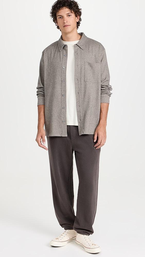 Madewell Woodland Brushed Terry Sweatpants | Shopbop Product Image