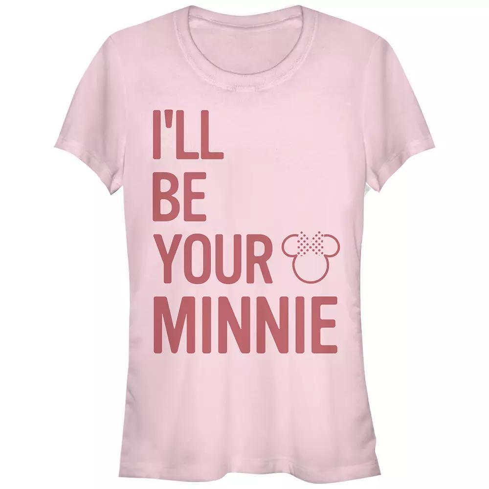 Disney's Minnie Mouse I'll Be Your Minnie Juniors' Graphic Tee, Women's,  Product Image