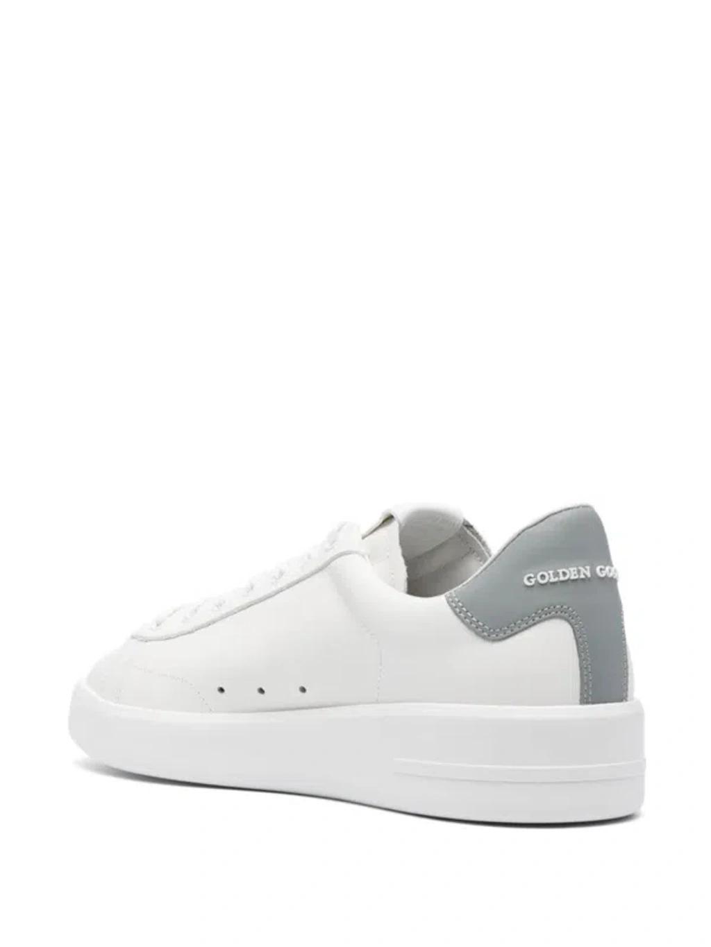 GOLDEN GOOSE Sneakers In White/silver/blue Product Image