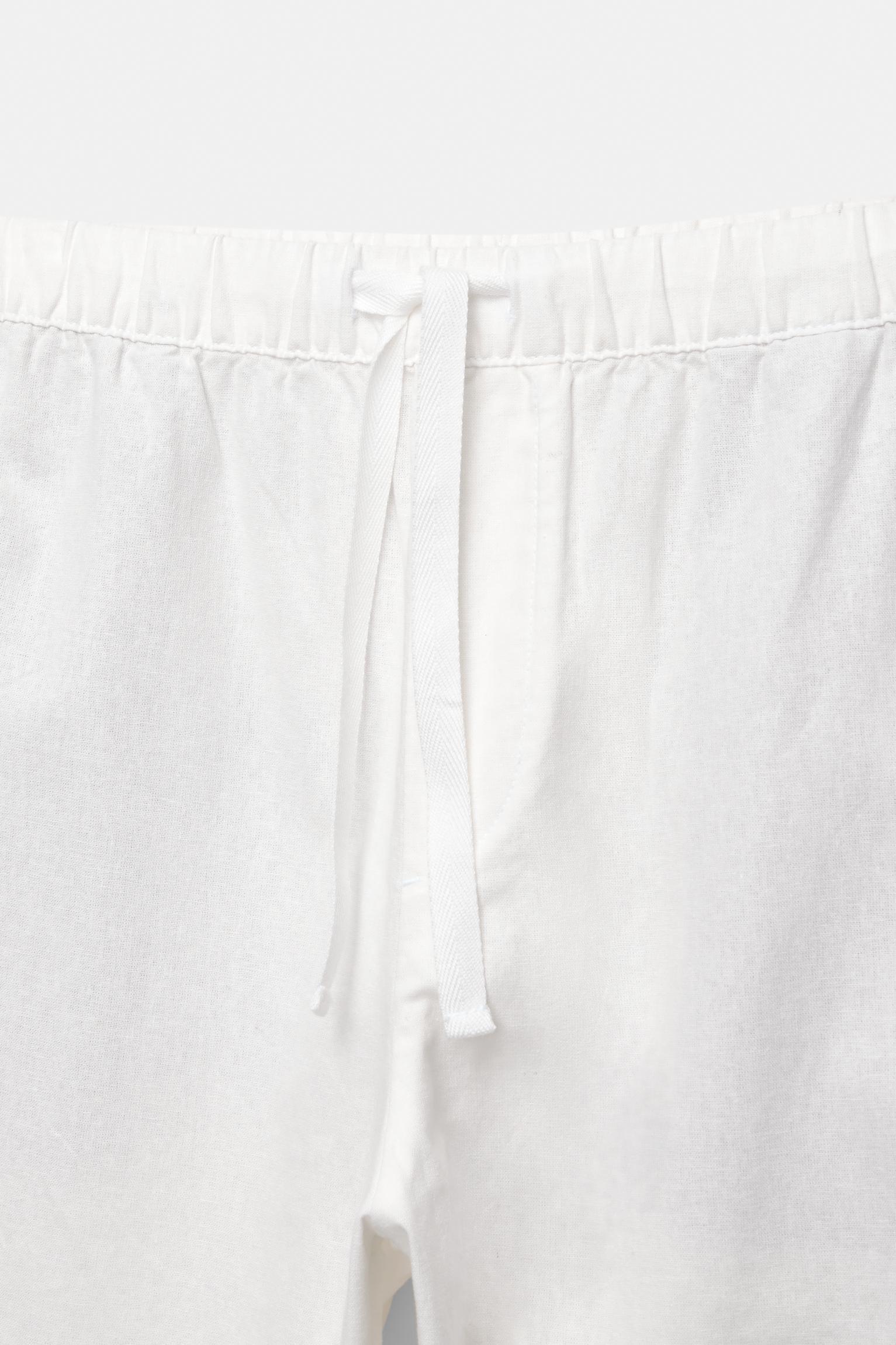 Linen blend sweatpants Product Image