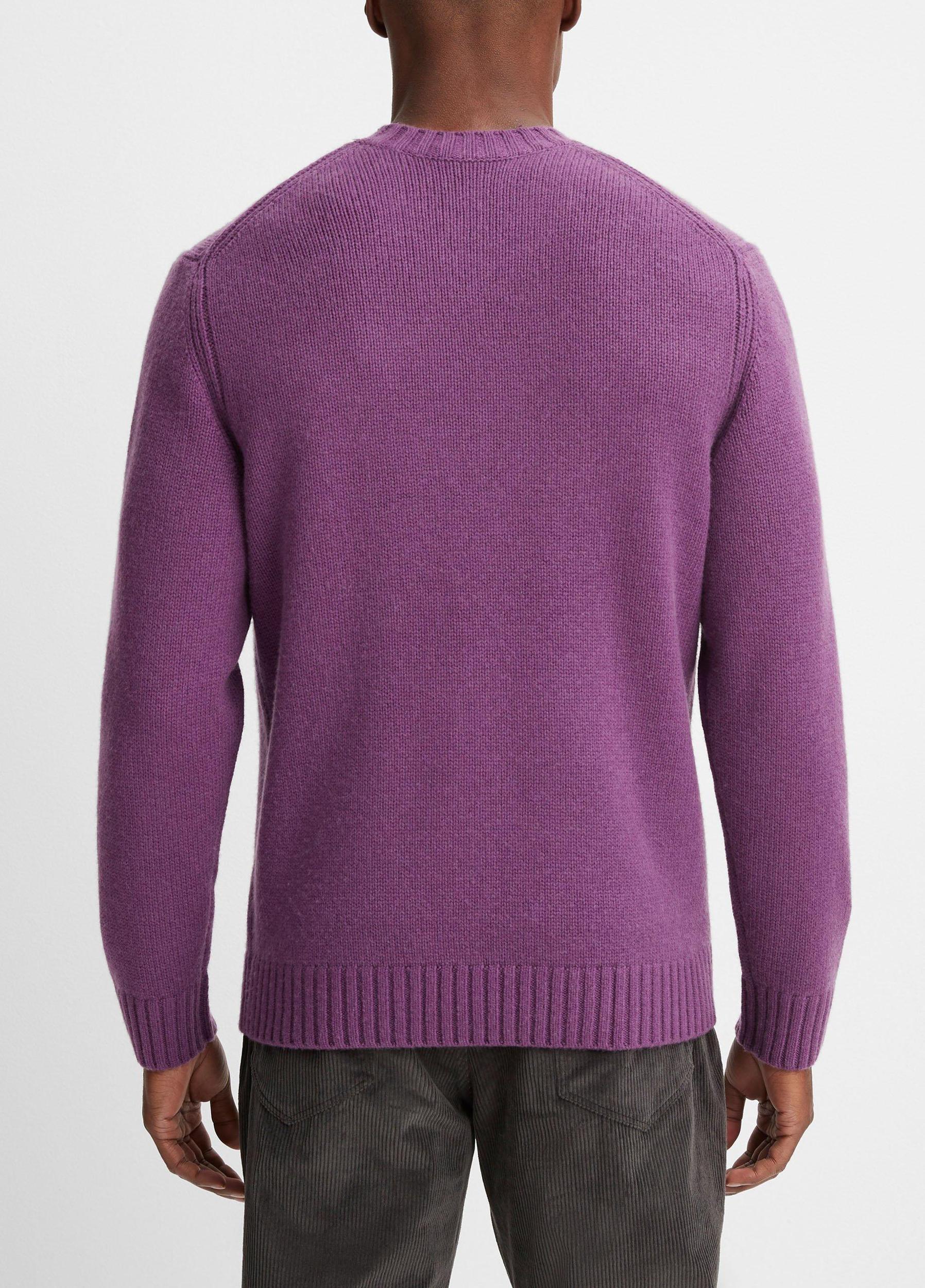 Wool-Cashmere Relaxed Crew Neck Sweater Product Image