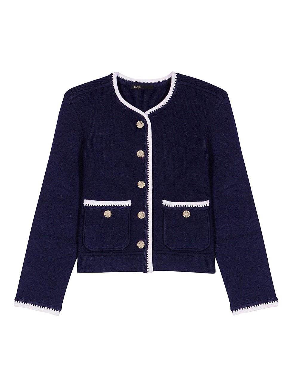 Womens Wool-Blend Cardigan Product Image