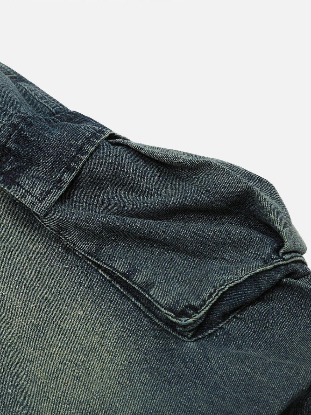 Aelfric Eden Splash-Ink Washed Baggy Jeans Product Image