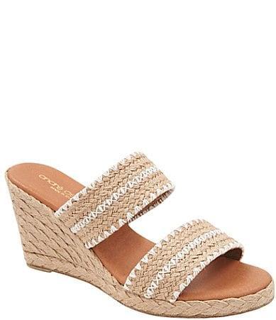 Andre Assous Nolita Raffia (Natural/White) Women's Shoes Product Image