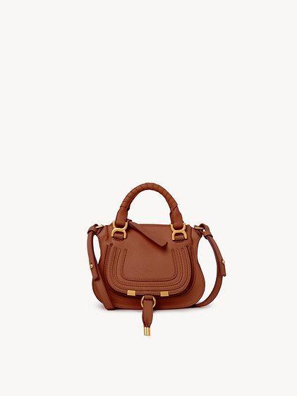 Mini Marcie bag in grained leather Product Image