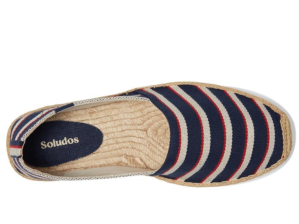 Soludos Original Espadrille (Navy / Ivory / Red) Men's Shoes Product Image