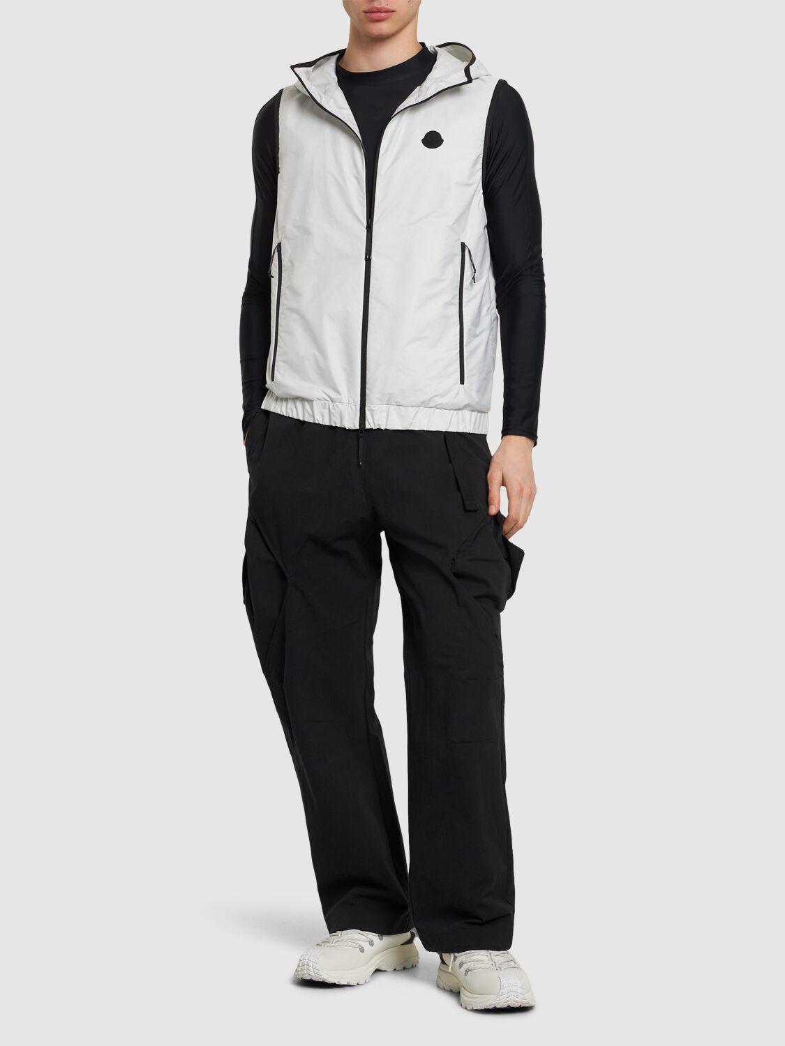 MONCLER Vallese Nylon Vest In Neutrals Product Image