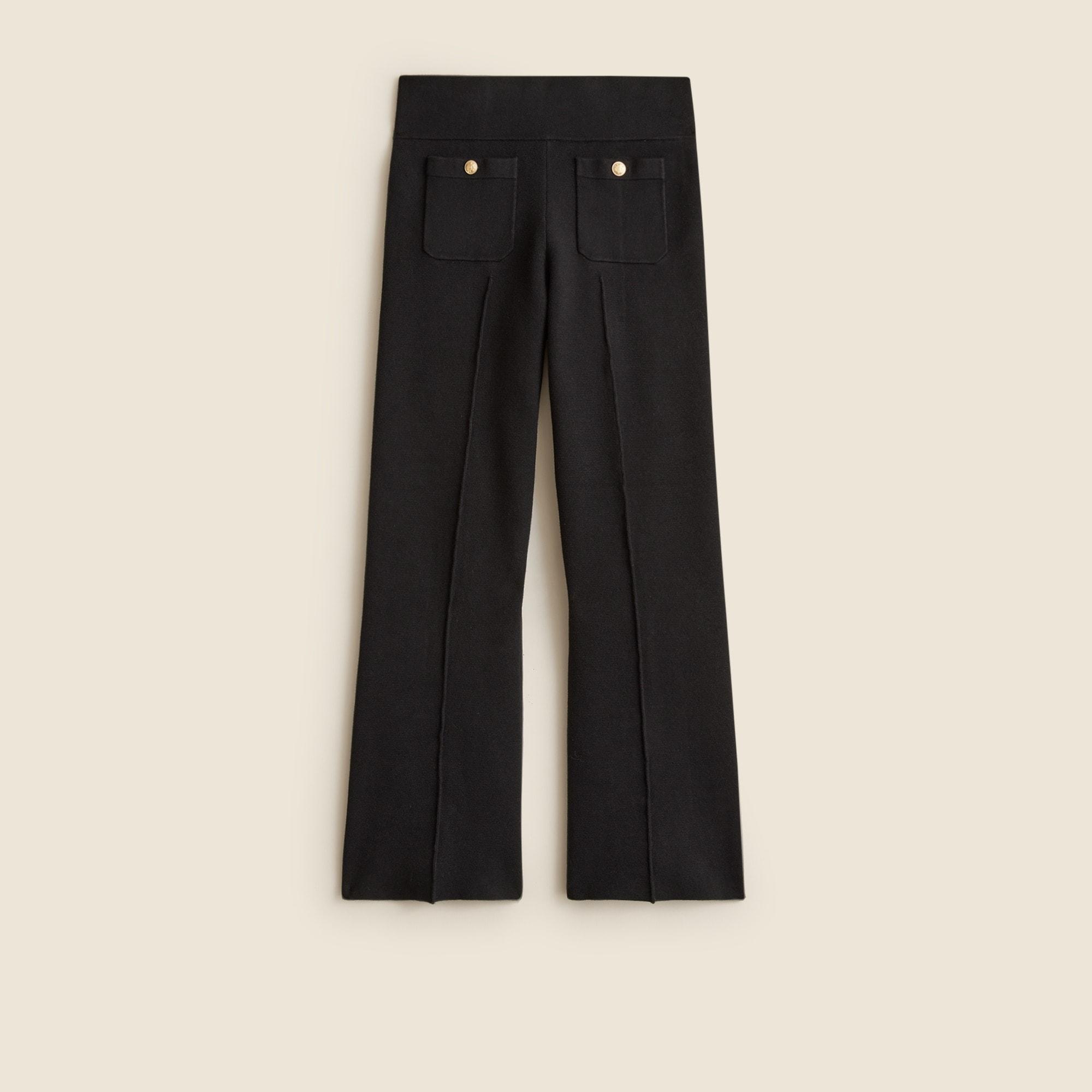 Delaney kickout sweater pant with patch pockets Product Image