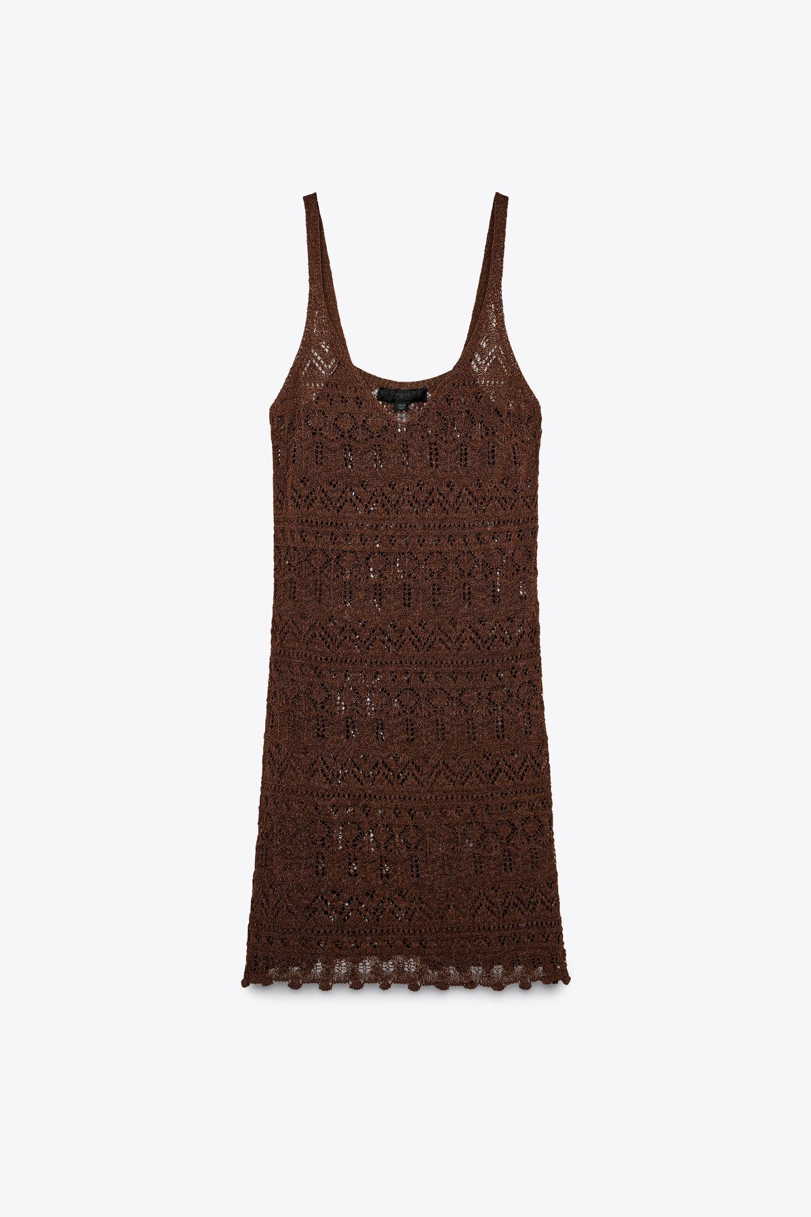 STRUCTURED KNIT MINI DRESS Product Image