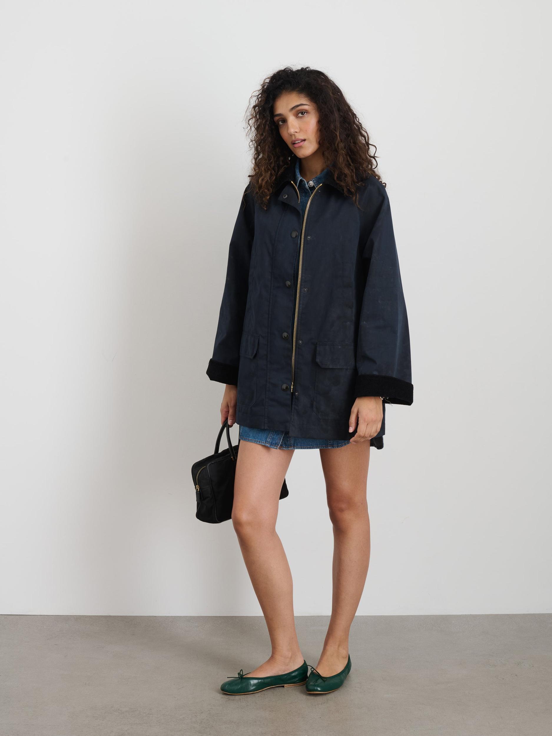 Chiltern Street Jacket In Waxed Cotton Product Image