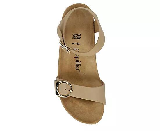 Papillio by Birkenstock Womens Soley Leather Platform Wedges Product Image