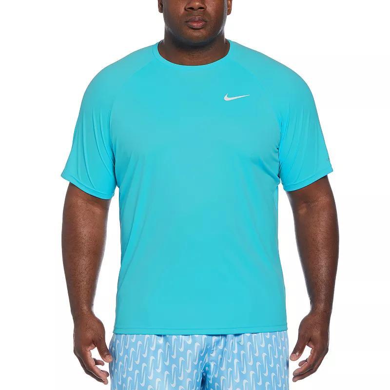 Big & Tall Nike Dri-FIT UPF 40+ Hydroguard Swim Tee, Men's, Size: 3XL, Fir Product Image